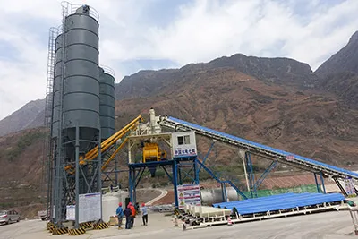 HZS90 Concrete Batching Plant for the Baihetan Hydropower Station Project (PowerChina)