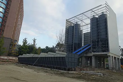 Dual HZS240 Concrete Batching Plants Under Installation, Chengdu, China