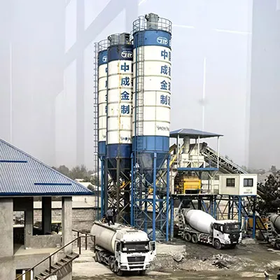 HZS180 Ready Mix Concrete Batching Plant, Dushanbe, Tajikistan
