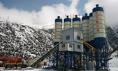 HZS120 Concrete Batching Plant for Lhasa-Nyingchi Expressway Project