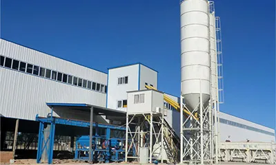 HZS60 Concrete Batching Plant for Utility Concrete Pole Factory