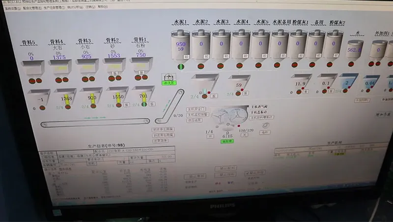 Concrete Batching Control System