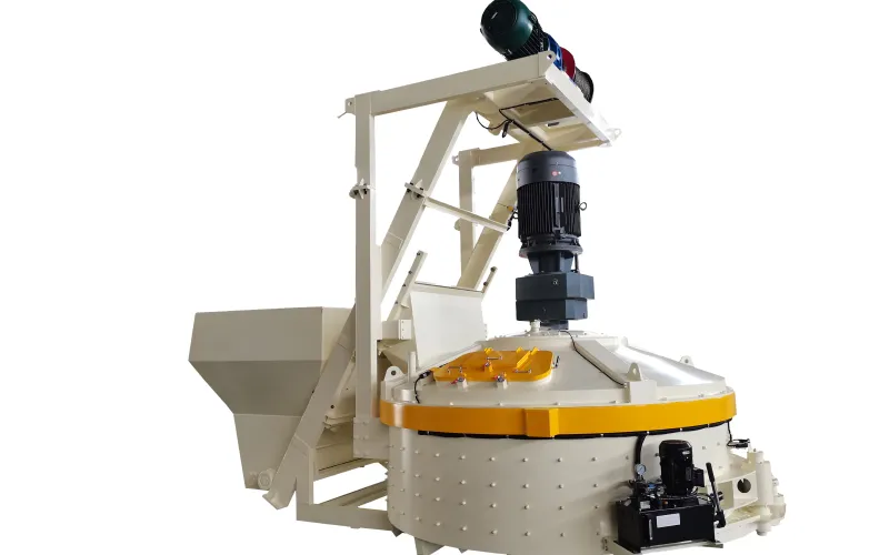 Planetary Concrete Mixer with Skip Hoist