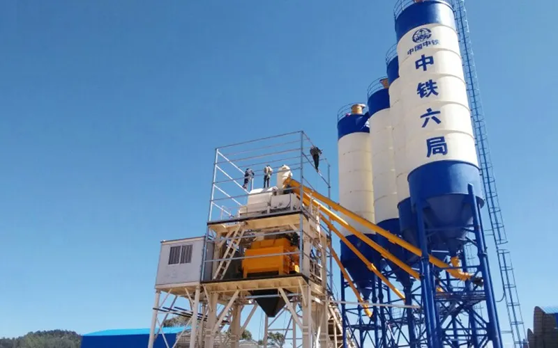 Stationary Concrete Batching Plant