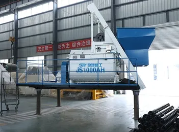 Concrete Mixer with Skip Hoist